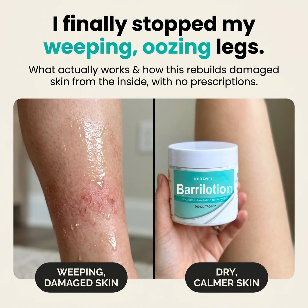 Fragrance-Free Non-Greasy Anti-Itch Ceramide NP Leg Lotion For Dry, Red, Sensitive, Discolored, Crepey Skin